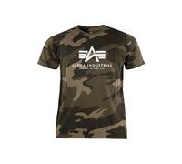 ALPHA INDUSTRIES Camiseta 'Basic Logo' mezcla de colores L mezcla de colores