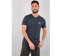 Alpha Industries Camiseta Basic Logo Pequeña Azul Marino XL
