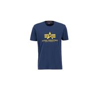 Alpha Industries Basic Big Logo T-Shirt Camisetas Talla 2XL - Azul marino