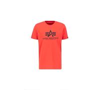 Alpha Industries Basic Big Logo T-Shirt Camisetas Talla XL - Rojo