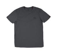 Alpha Industries Camiseta Basic T Logo Pequeña / Unisex GrisNegro/Negro L