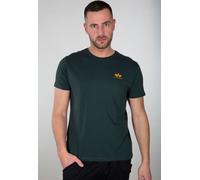 Alpha Industries Camiseta Basic T Logo Pequeña / Unisex Petróleo Oscuro M