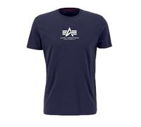 Alpha Industries Camiseta Basic T ML para Hombre, Naval Blue, M