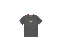 Alpha Industries Camiseta Basic T ML para Hombre Vintage Grey