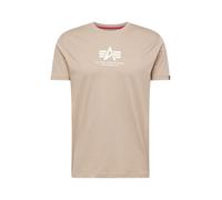 ALPHA INDUSTRIES Camiseta beige / blanco S beige / blanco