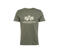 ALPHA INDUSTRIES Camiseta beige claro / verde L beige claro / verde
