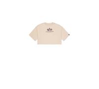 ALPHA INDUSTRIES Camiseta beige / lila oscuro S beige / lila oscuro