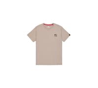 ALPHA INDUSTRIES Camiseta beige oscuro / negro XXL beige oscuro / negro
