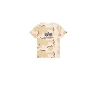 Alpha Industries Basic Big Logo Camo T-Shirt Camisetas Talla S -