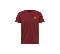 ALPHA INDUSTRIES Basic T Small Logo Camiseta, Rojo (Burgundy-184), XXL para Hombre