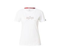 ALPHA INDUSTRIES Camiseta 'Crystal' oro rosa / plata / blanco L oro rosa / plata / blanco