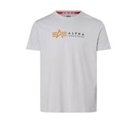 ALPHA INDUSTRIES Camiseta curry / gris claro / negro XL curry / gris claro / negro