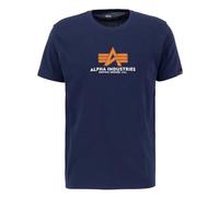 Alpha Industries Camiseta de Caucho Basic T para Hombre Ultra Navy