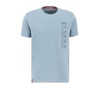 Alpha Industries Camiseta EMB T para Hombre Greyblue