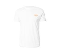 ALPHA INDUSTRIES Camiseta gris / naranja / blanco M gris / naranja / blanco
