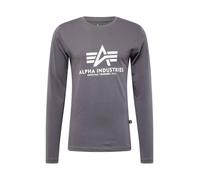 ALPHA INDUSTRIES Camiseta gris oscuro / blanco S EUR