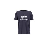 ALPHA INDUSTRIES Camiseta gris oscuro / blanco S gris oscuro / blanco