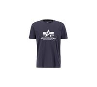 ALPHA INDUSTRIES Camiseta gris oscuro / blanco XXL EUR