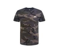 ALPHA INDUSTRIES Camiseta gris oscuro / caqui / negro / blanco S EUR