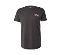 ALPHA INDUSTRIES Camiseta gris oscuro / naranja / blanco S gris oscuro / naranja / blanco