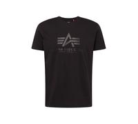 ALPHA INDUSTRIES Camiseta gris oscuro / negro L gris oscuro / negro
