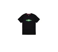 ALPHA INDUSTRIES Camiseta 'Lightning' verde claro / negro / blanco L verde claro / negro / blanco