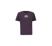 ALPHA INDUSTRIES Camiseta mora / blanco S mora / blanco