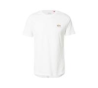 ALPHA INDUSTRIES Camiseta negro / blanco L negro / blanco
