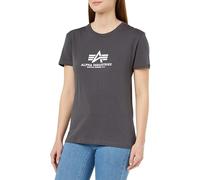 Alpha Industries Camiseta New Basic T para Mujer Vintage Grey