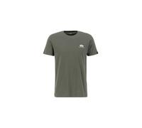 ALPHA INDUSTRIES Camiseta oliva / blanco XL oliva / blanco