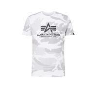 ALPHA INDUSTRIES Camiseta piedra / gris claro / negro / blanco XL piedra / gris claro / negro / blanco