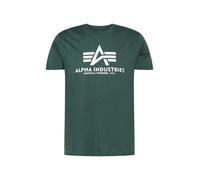 Alpha Industries Basic Big Logo T-Shirt Camisetas Talla 2XL - Verde marino