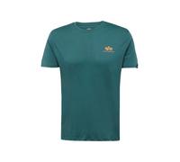 Alpha Industries Backprint T Camiseta, Force Green, L para Hombre