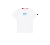 Alpha Industries Satin Logo T-Shirt Camisetas Talla XL - Blanco