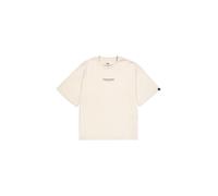 ALPHA INDUSTRIES Camiseta 'Studio Edition BP' beige / lila / negro L beige / lila / negro