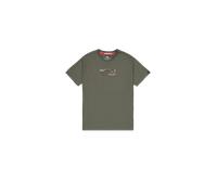 Alpha Industries Camo Panel T-Shirt Camisetas Talla L - Verde