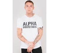 Alpha Industries Camo Print T-shirt, blanco, tamaño S para Hombres
