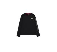 Alpha Industries Camo Sleeve Longsleeve Mangas largas Talla 2XL - Negro
