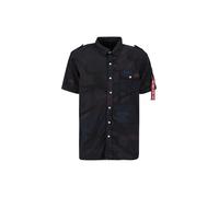 Alpha Industries Camo Slim Shirt Sobrecamisas Talla XS - Camuflaje negro
