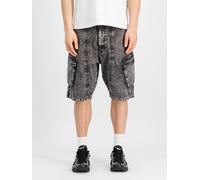 Alpha Industries Canvas Acid Shorts Pantalones cortos Talla 34 - Negro