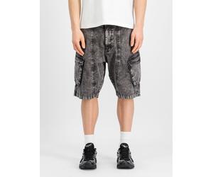 Alpha Industries Canvas Acid Shorts Pantalones cortos Talla 34 - Negro