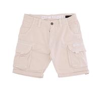 Alpha Industries - Cargo Shorts Jet Stream White - Shorts - Hombre - Rosa - W36 -