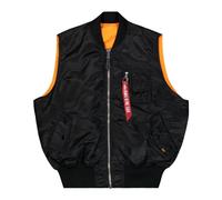 Alpha Industries - Chaleco Bomber Reversible Estilo Heritage - Jackets - Hombre - Negro - XL -