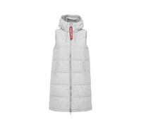 ALPHA INDUSTRIES Chaleco gris / rojo / blanco, Talla M