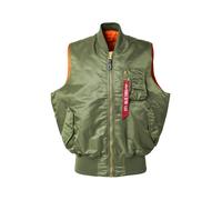 ALPHA INDUSTRIES Chaleco 'MA-1' oliva / rojo XS oliva / rojo