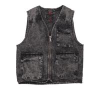 Alpha Industries - Chaleco Negro de Mezclilla con Cremallera - Jackets - Hombre - Negro - L -