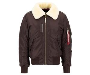 Alpha Industries Chaqueta bomber Injector III para hombre Hunter Brown