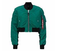 Alpha Industries Chaqueta bomber MA-1 Boxy para mujer Jungle Green