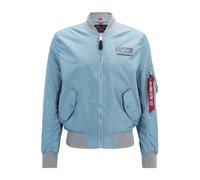 ALPHA INDUSTRIES Chaqueta de entretiempo azul claro, Talla XL