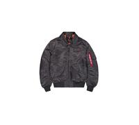 ALPHA INDUSTRIES Chaqueta de entretiempo 'Flying Tigers' gris oscuro, Talla L